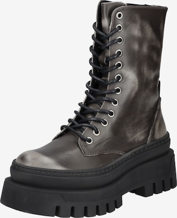 Stivaletto stringato di STEVE MADDEN in grigio: frontale
