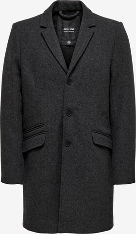 Manteau mi-saison 'Julian' Only & Sons en gris : devant