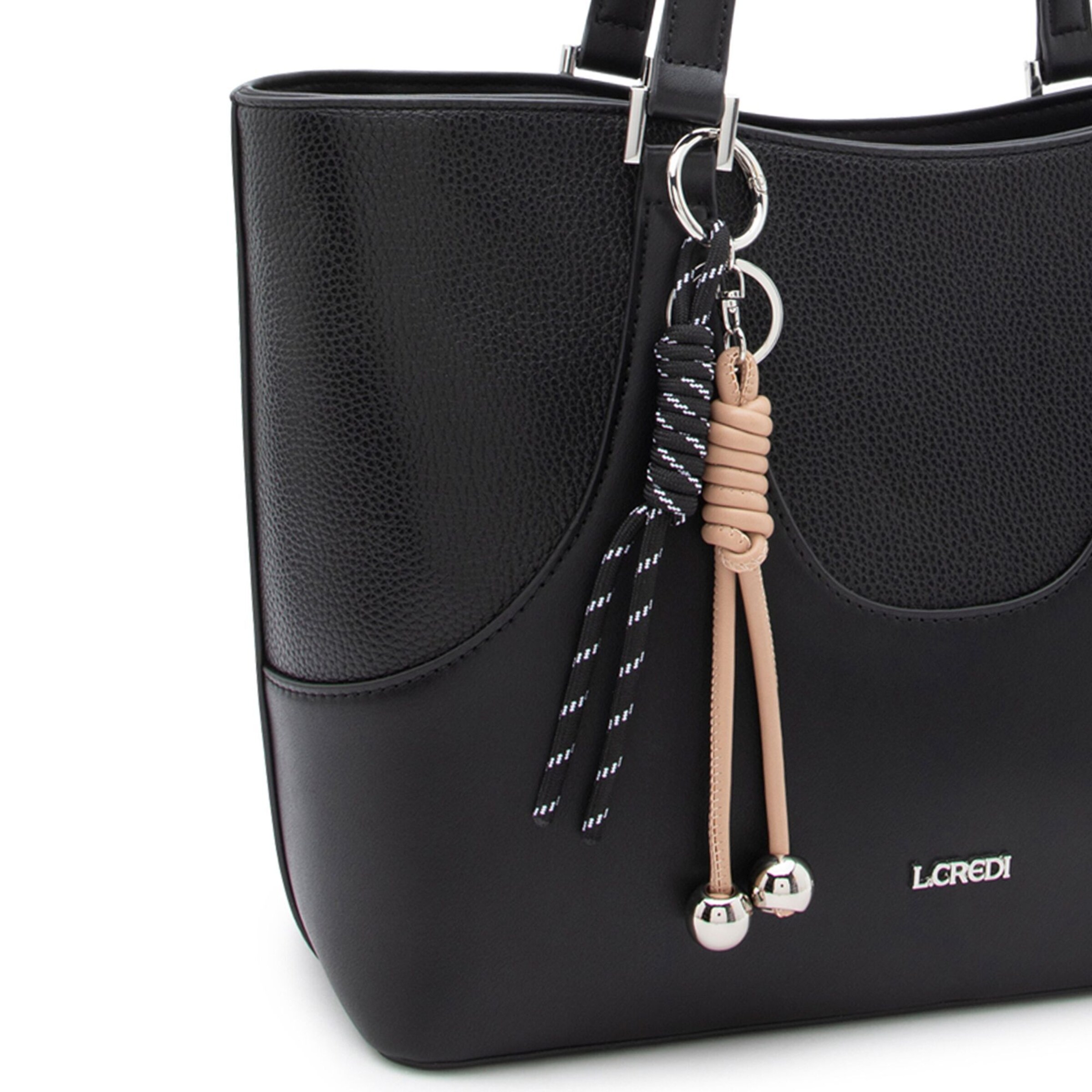 L.CREDI Shopper 'Roberta' in Schwarz