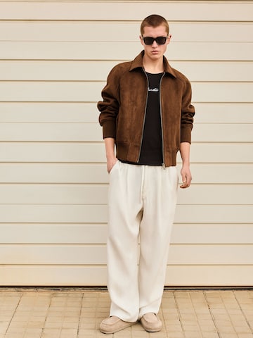 Veste mi-saison Bershka en marron