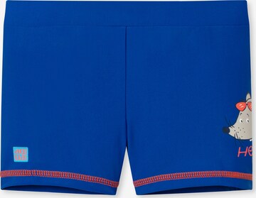 SCHIESSER Board Shorts 'Rat Henry' in Blue: front
