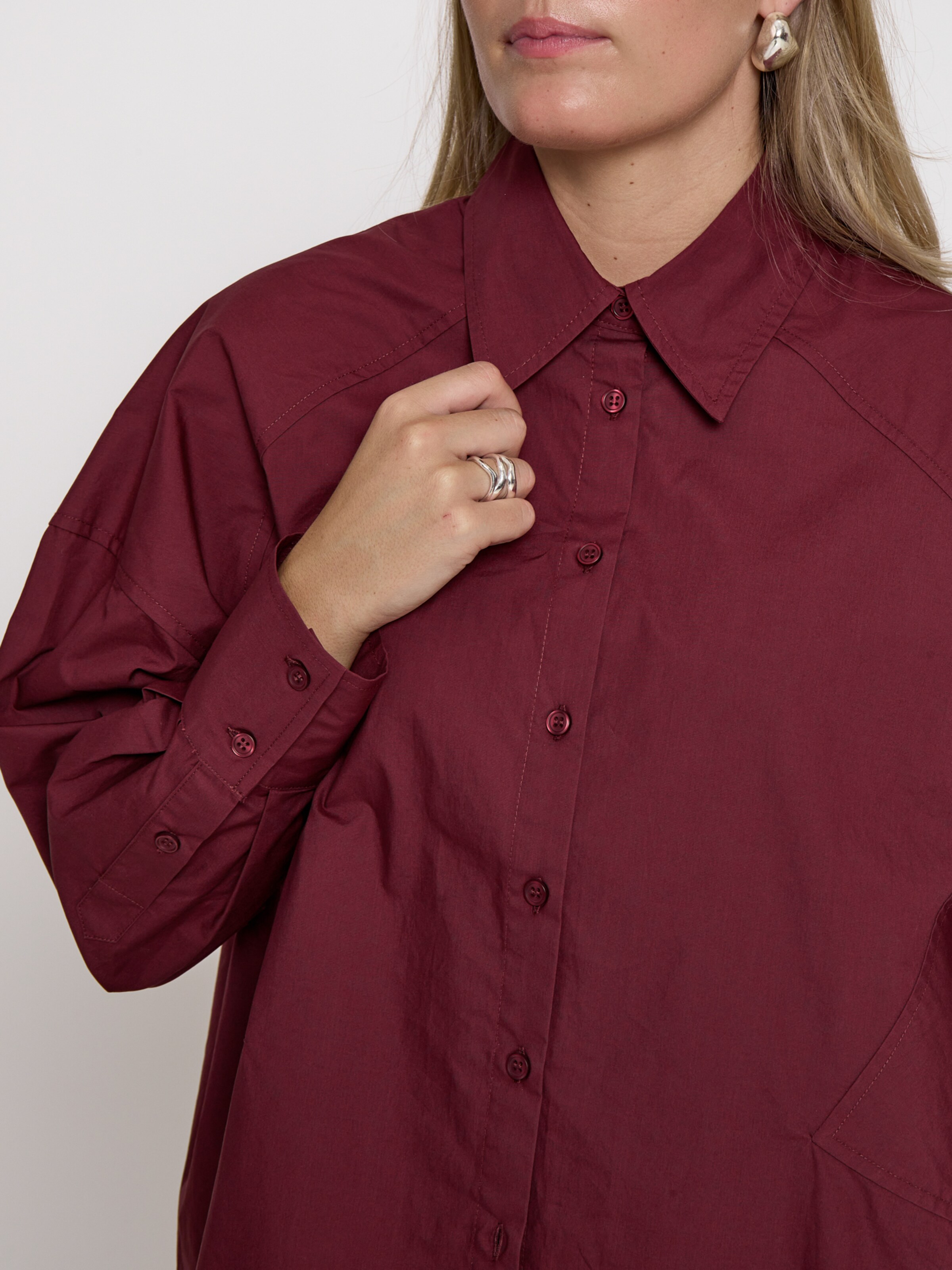 minus - Camisa 'Jessa' em vermelho