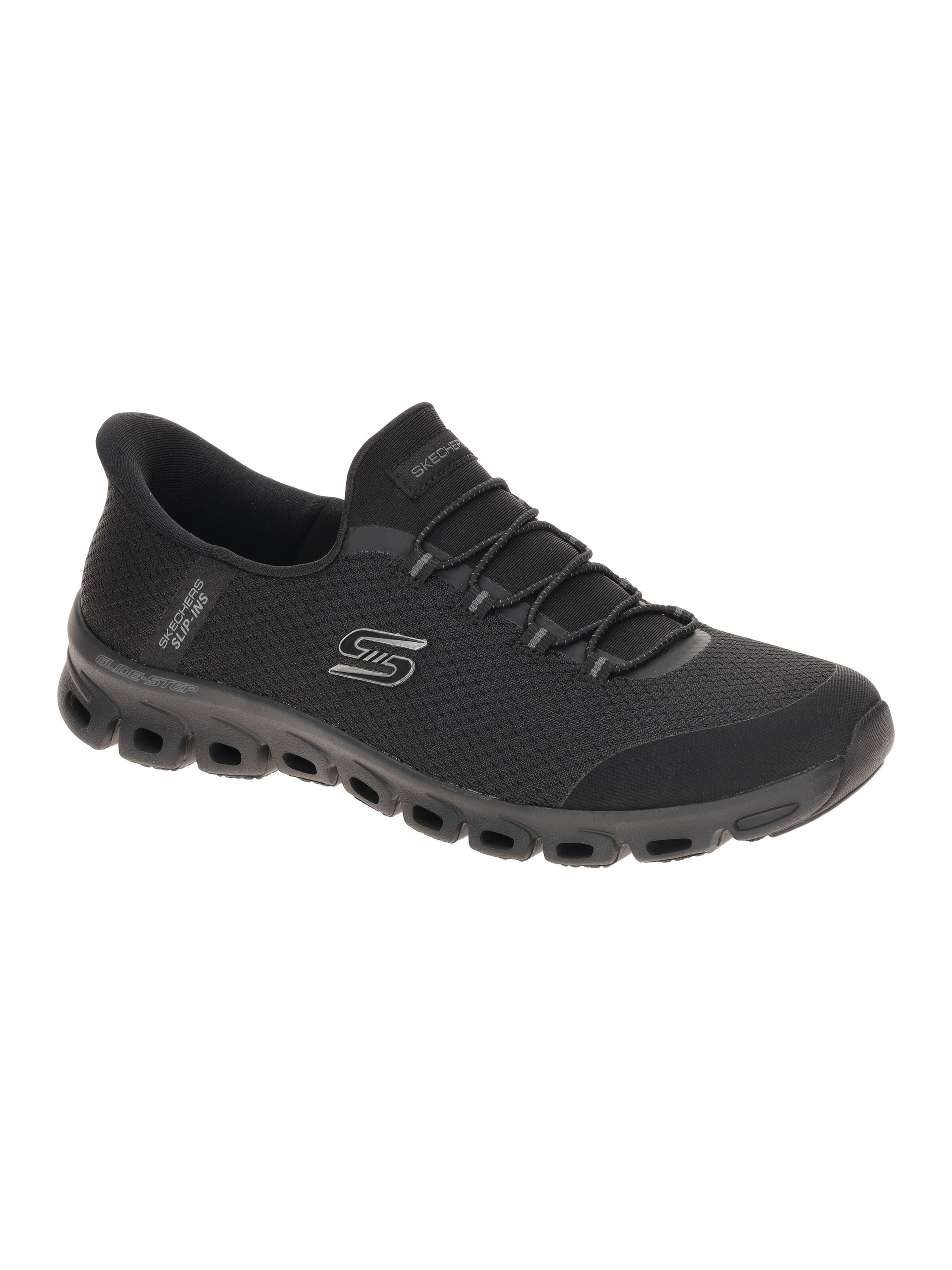 SKECHERS Slip-on in Zwart