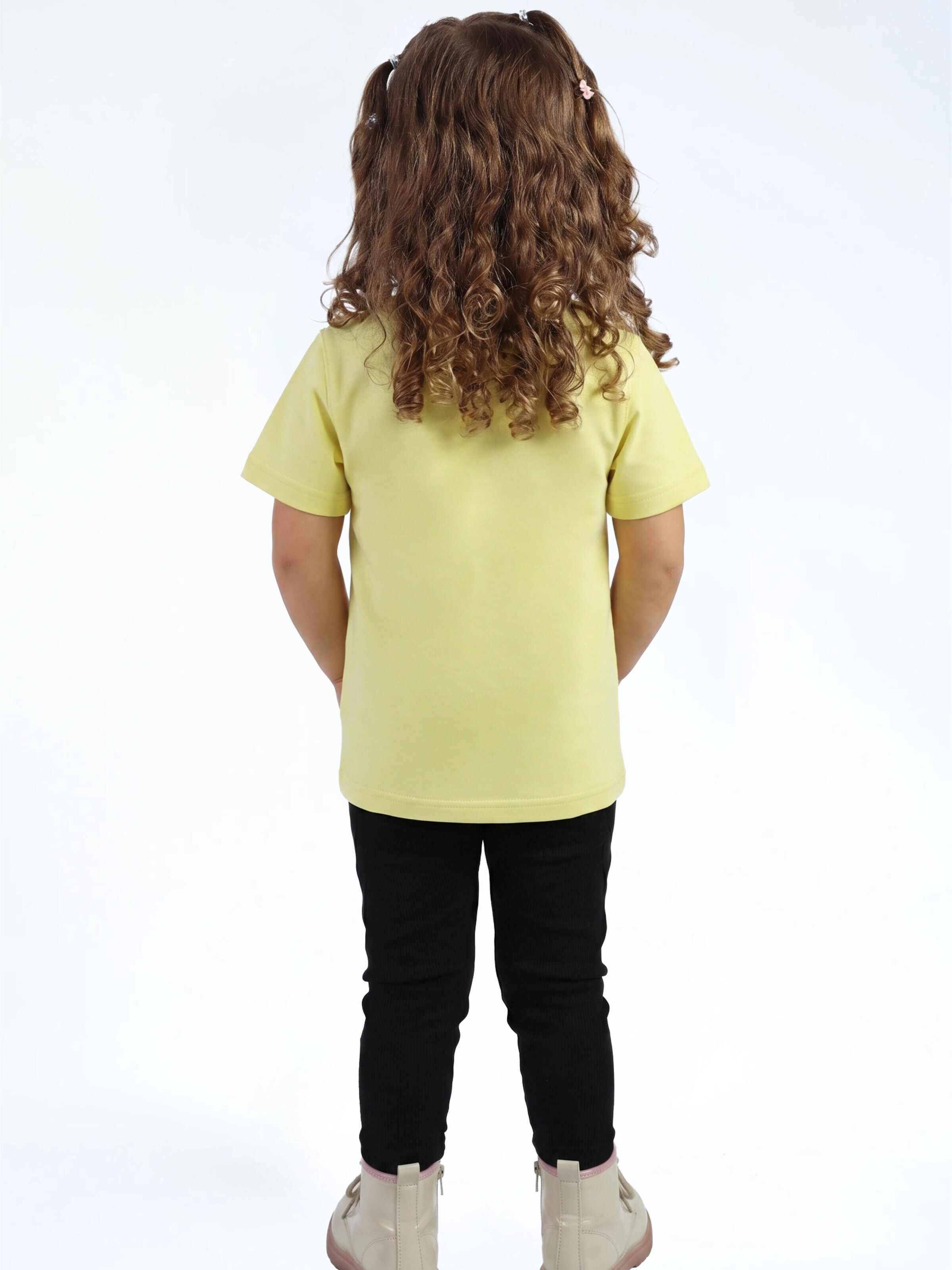Donder Shirt 'Heavy Tee Essential Canary Yellow' in Geel