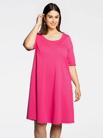 Yoek Kleid ' COTTON ' in Pink