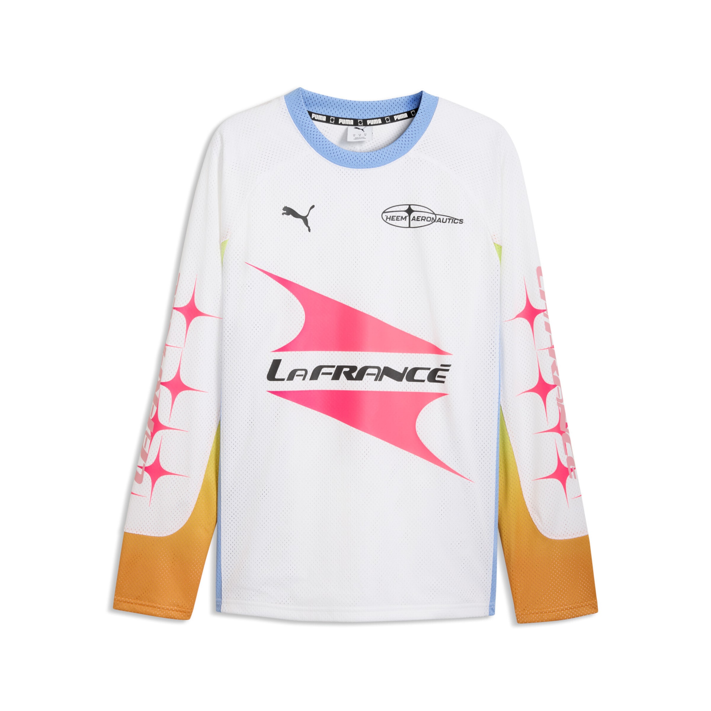 PUMA Tricot 'LaFrancé Heem Aerospace Moto' in Wit: voorkant