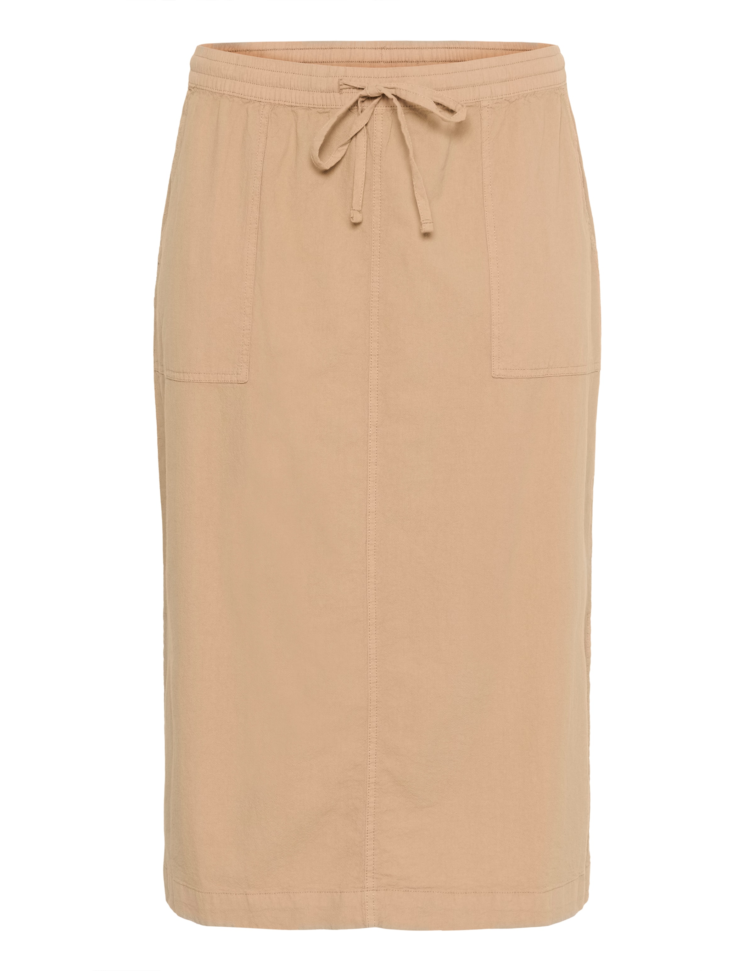 KAFFE CURVE Rok &#x27;Nana&#x27; in Beige: voorkant