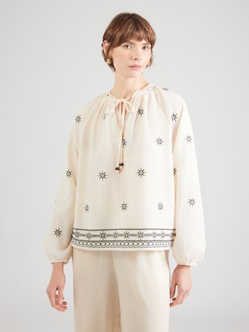 Chemisier 'ONLSkye' ONLY en blanc : devant