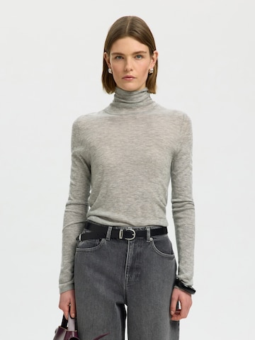 SELECTED - Pullover 'VENDY' em cinzento: frente