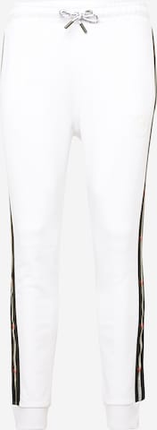 Carlo Colucci Tapered Pants 'Daddezio' in White: front