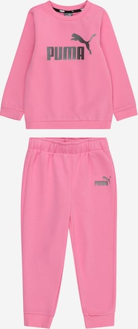 PUMA Sweatsuit 'Minicats Essentials' in Pink: front