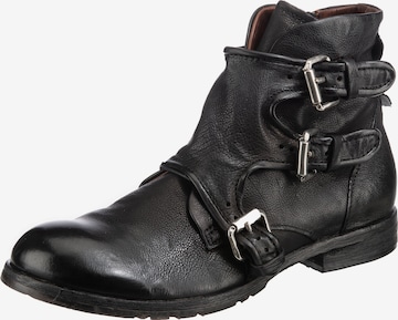 A.S.98 Boots in Black: front