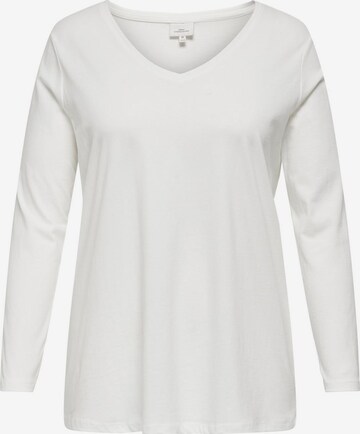 T-shirt ONLY Carmakoma en blanc : devant