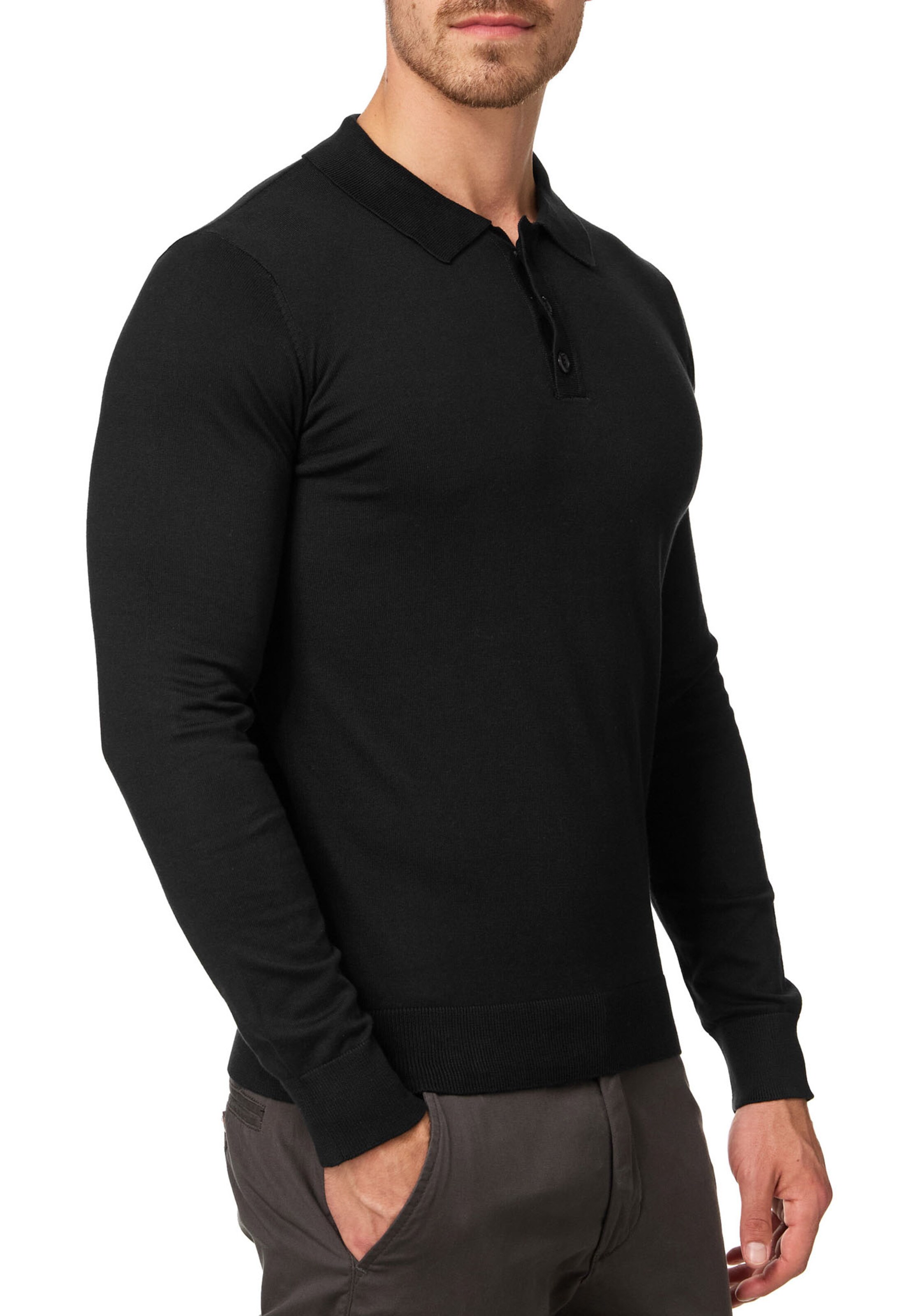 INDICODE JEANS Sweater in Black