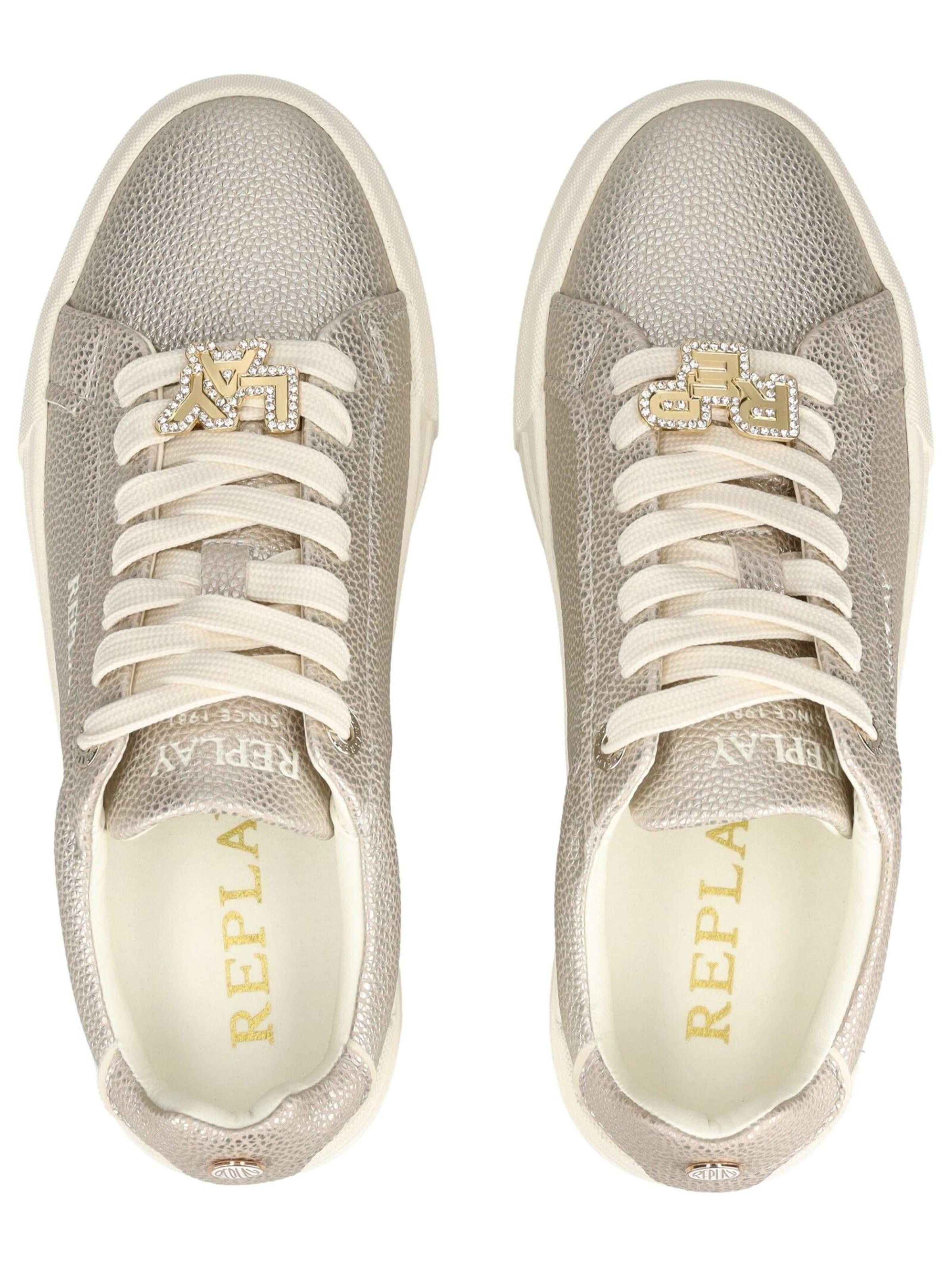 Baskets basses REPLAY en or