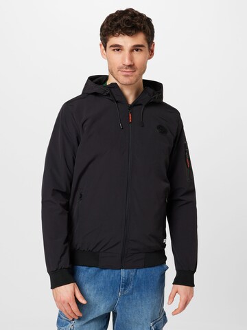 Cars Jeans Between-Season Jacket 'COLIN' in Black: front