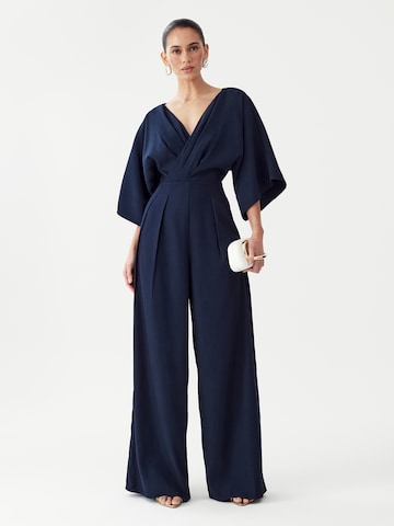 BWLDR - Jumpsuit 'Laura' en azul: frente