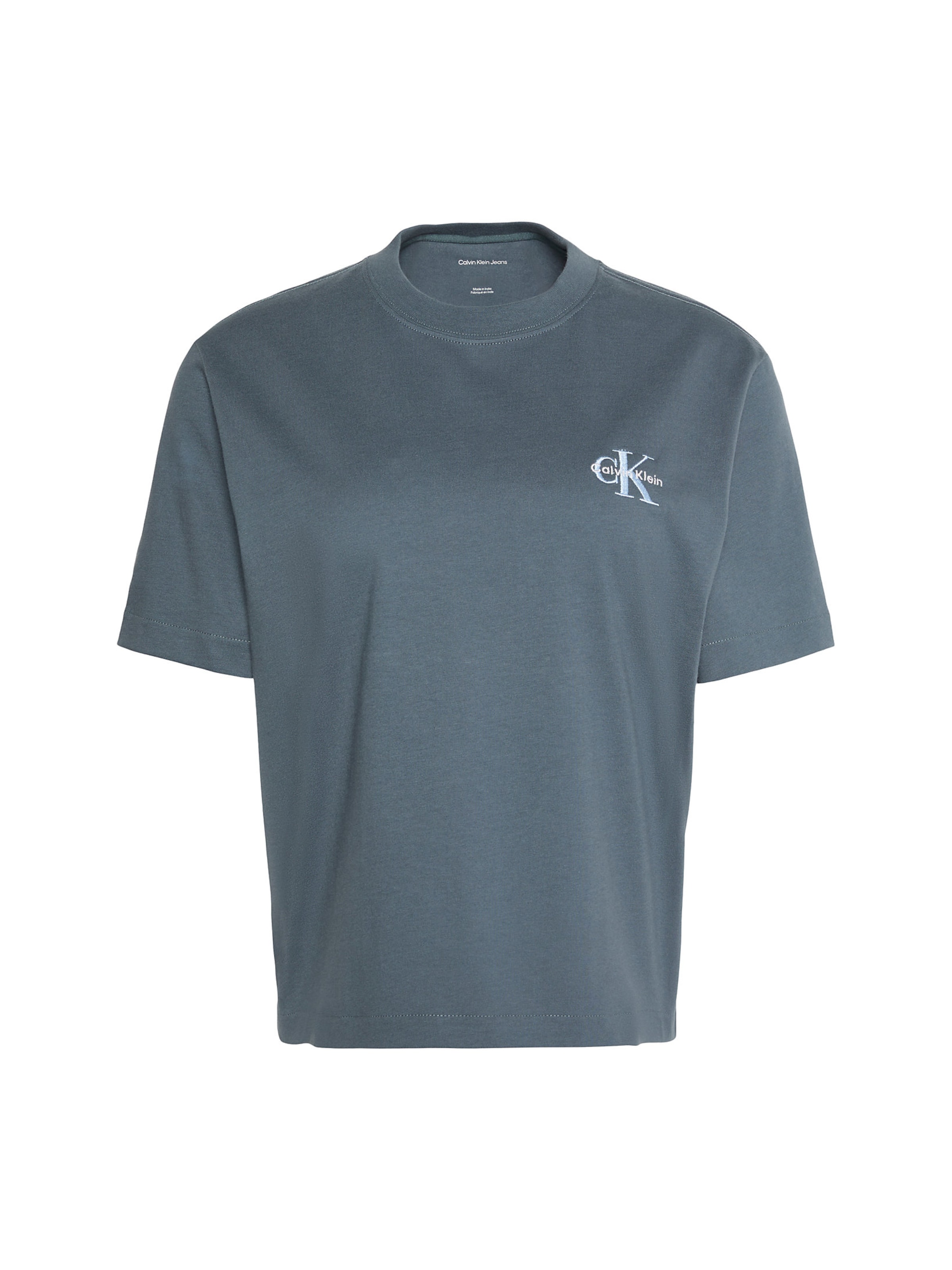 Calvin Klein Jeans Shirt in XXS in de kleur Basaltgrijs, Productweergave