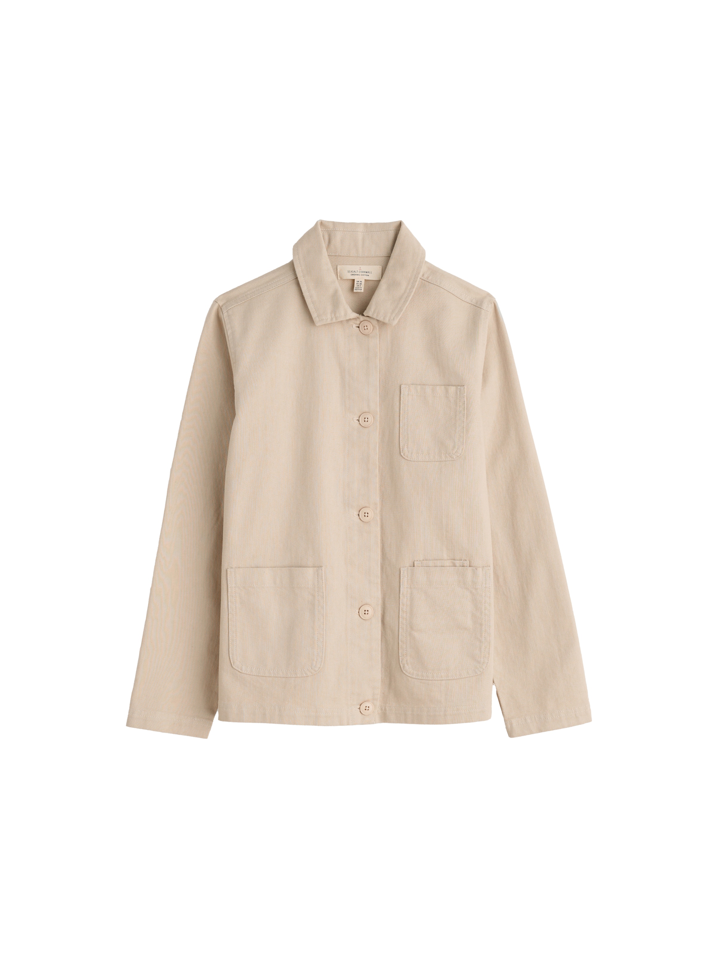 Seasalt Cornwall Between-season jacket 'Reading Rocks' in Beige: front