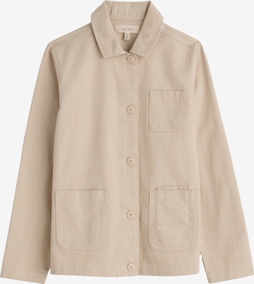 Seasalt Cornwall Välikausitakki 'Reading Rocks' värissä beige: etupuoli