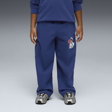 Loosefit Pantalon de sport 'Sporty Cats' PUMA en bleu : devant