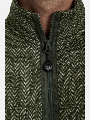 Jan Vanderstorm Fleece Jacket 'Kolmund' in Green