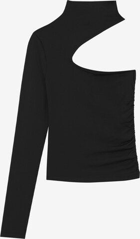 Pull&Bear Koszulka w kolorze czarny: przód