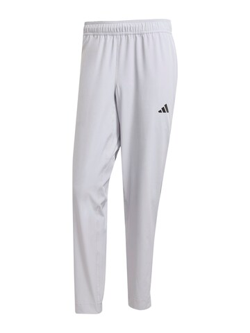 ADIDAS PERFORMANCE Tapered Sports trousers 'TR-ES' in Grey: front