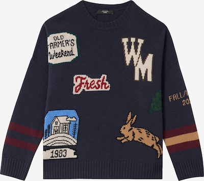 Weekend Max Mara Pulover 'PAVIDI' u plava / mornarsko plava / crvena / bijela, Pregled proizvoda