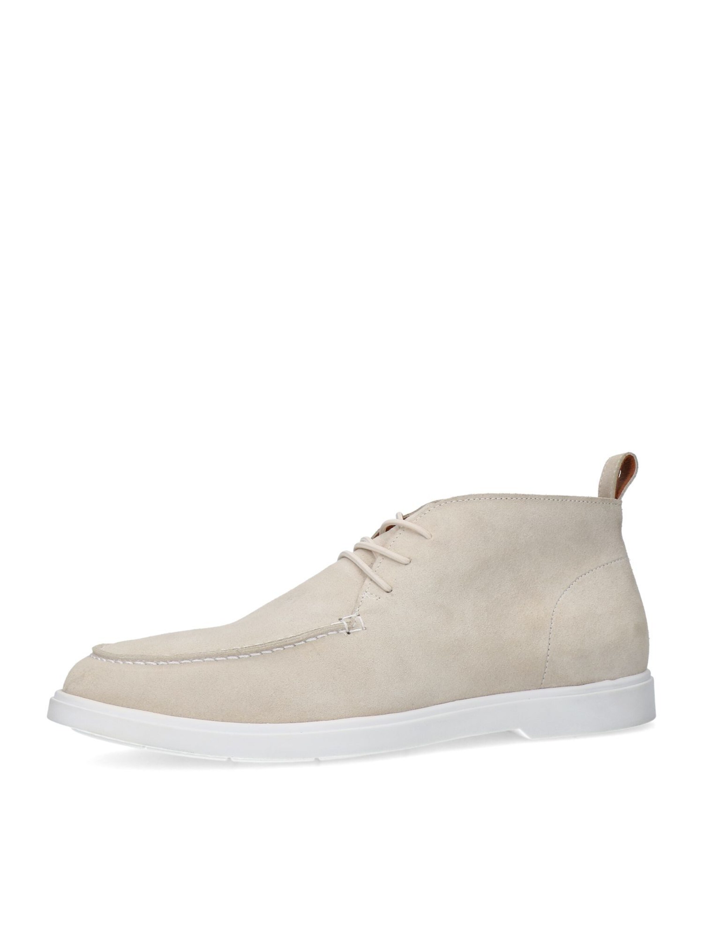 MANFIELD Chukka Boots in Beige: front