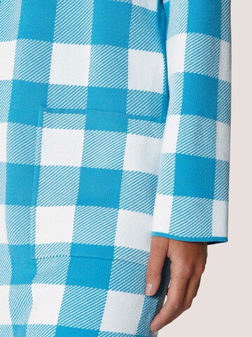 MADELEINE Between-Seasons Coat in Blue