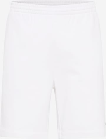 LACOSTE Normalny Spodnie w kolorze biały: przód