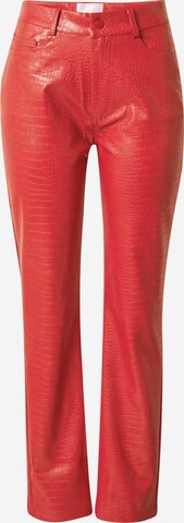 Hosbjerg Regular Trousers 'Haze' in Red: front