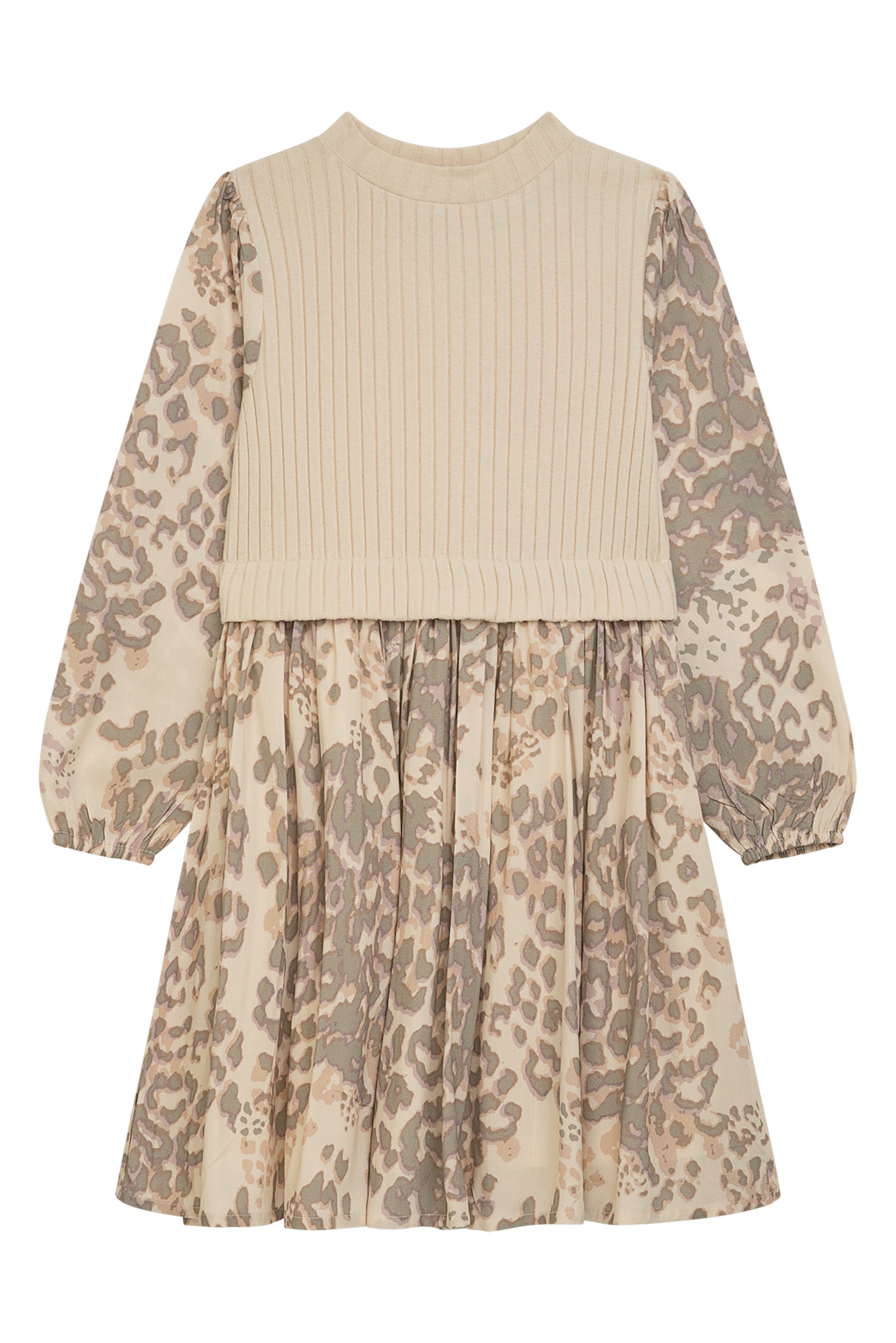 Abito 'Dorotea' di Danamade in beige: frontale