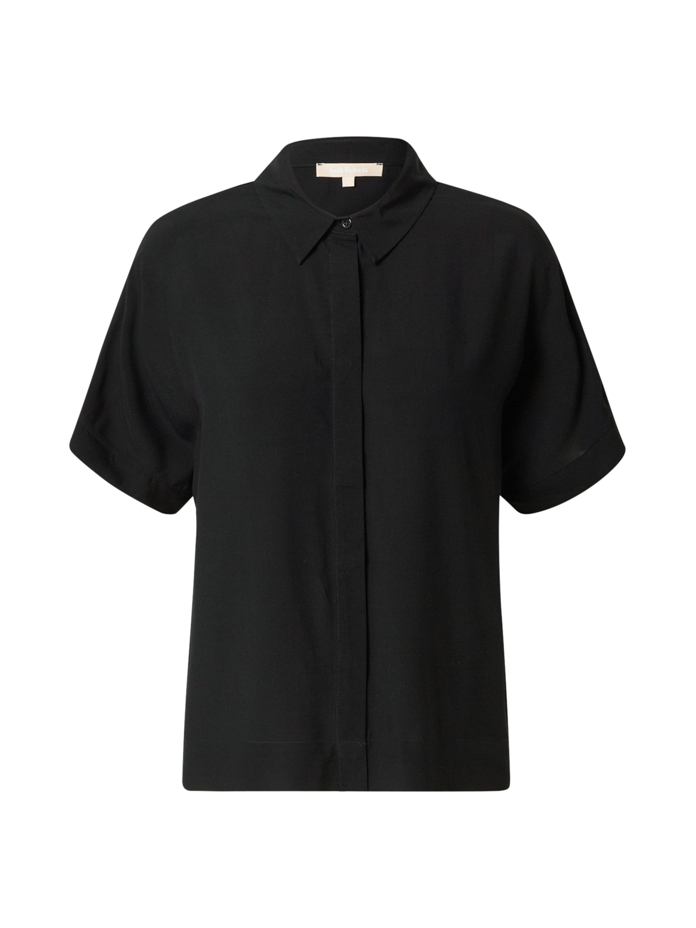 Chemisier 'Freedom' Soft Rebels en noir : devant