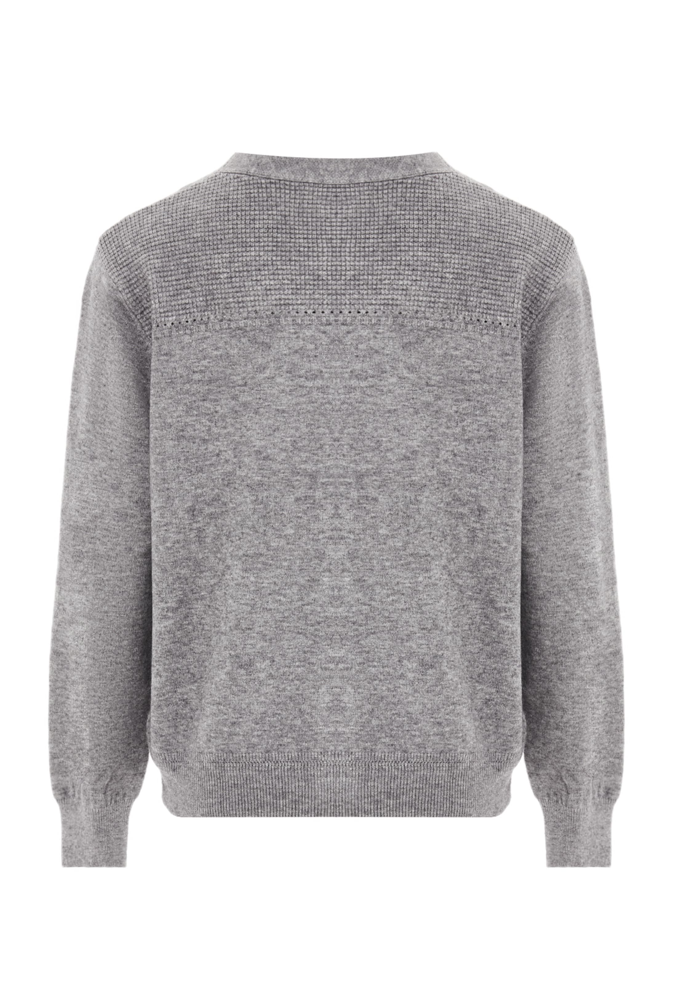 YASANNA Strickjacke 'Anna' in Grau