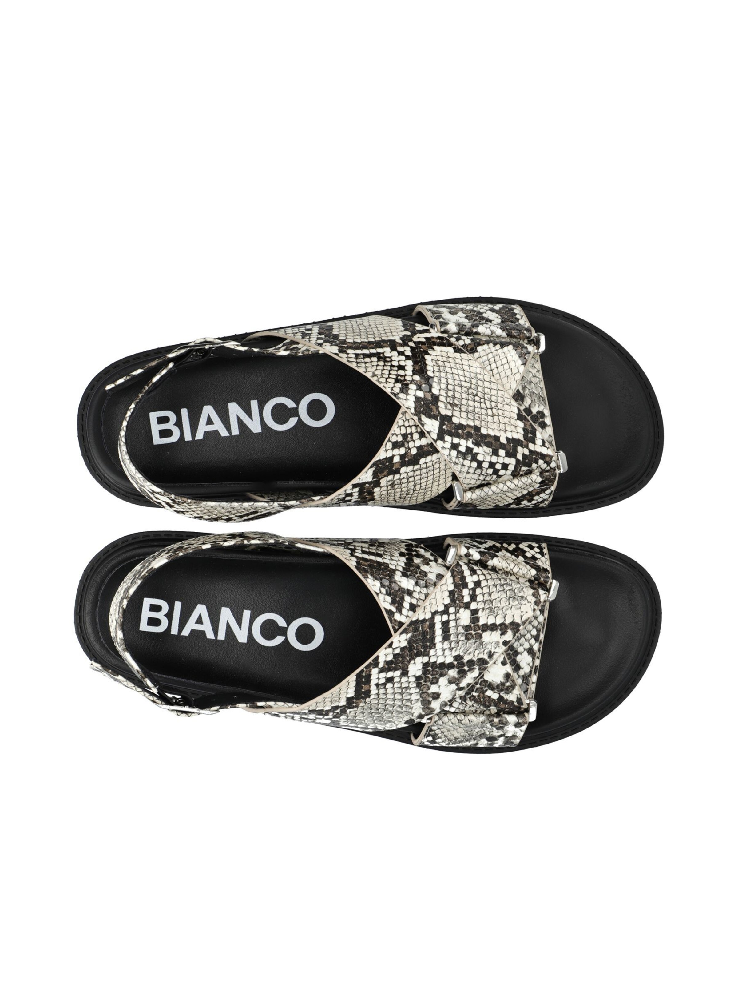 Bianco Sandaler med rem 'Oslo' i hvid