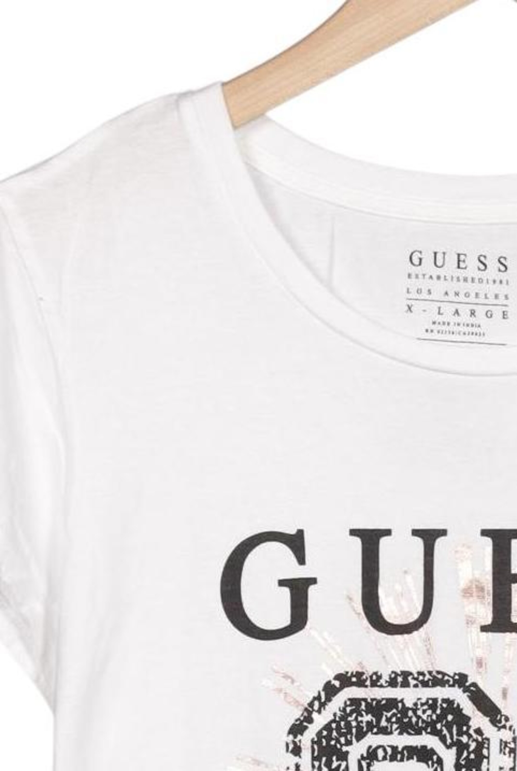 GUESS Top & Shirt in XL in White