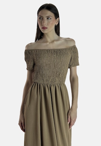 Elara Sommerkjole i brun