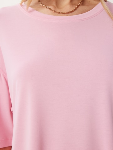 T-shirt Happiness İstanbul en rose