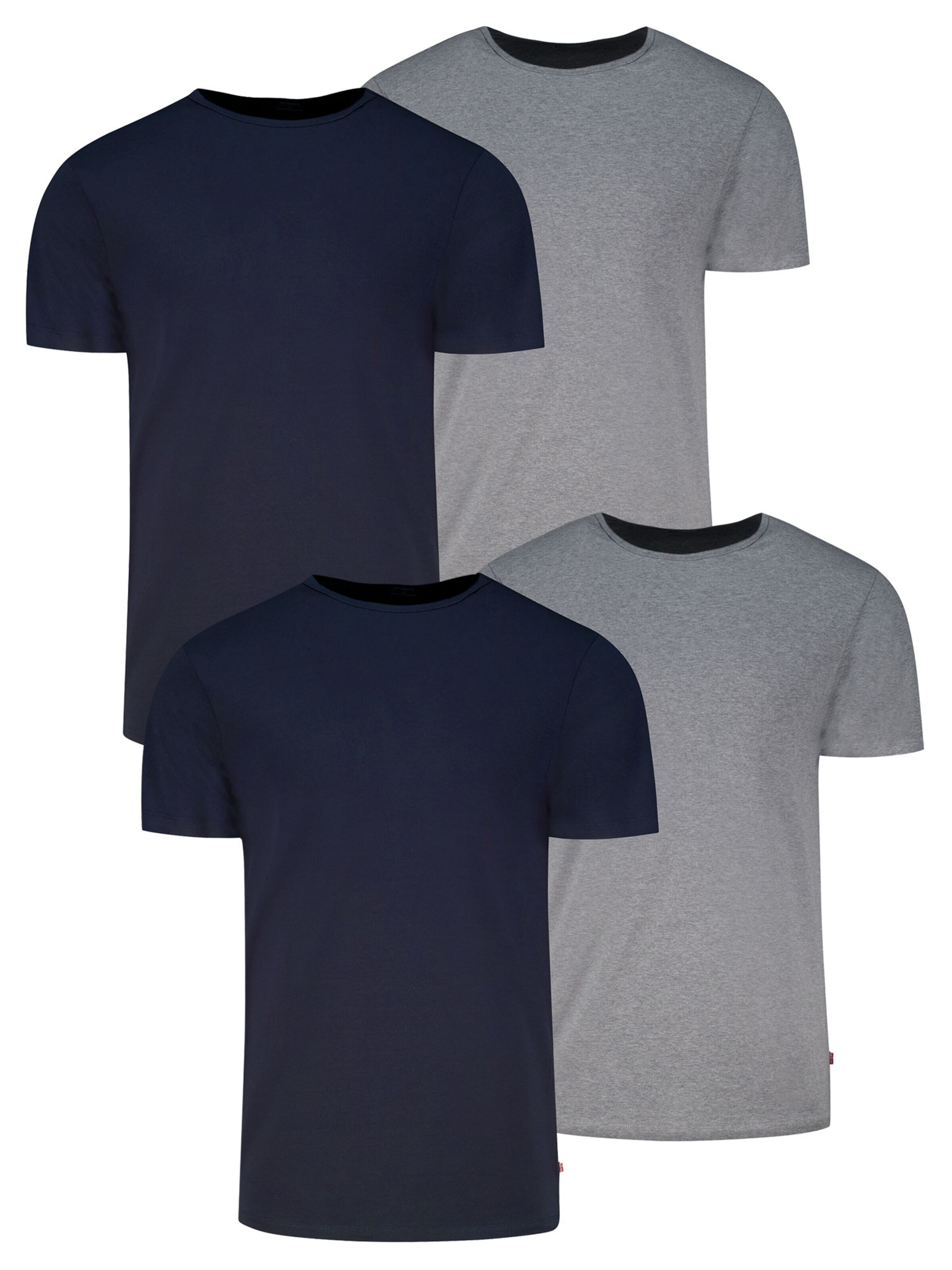 LEVI'S ® Shirt 'Crew Neck' in Grau: Vorderseite