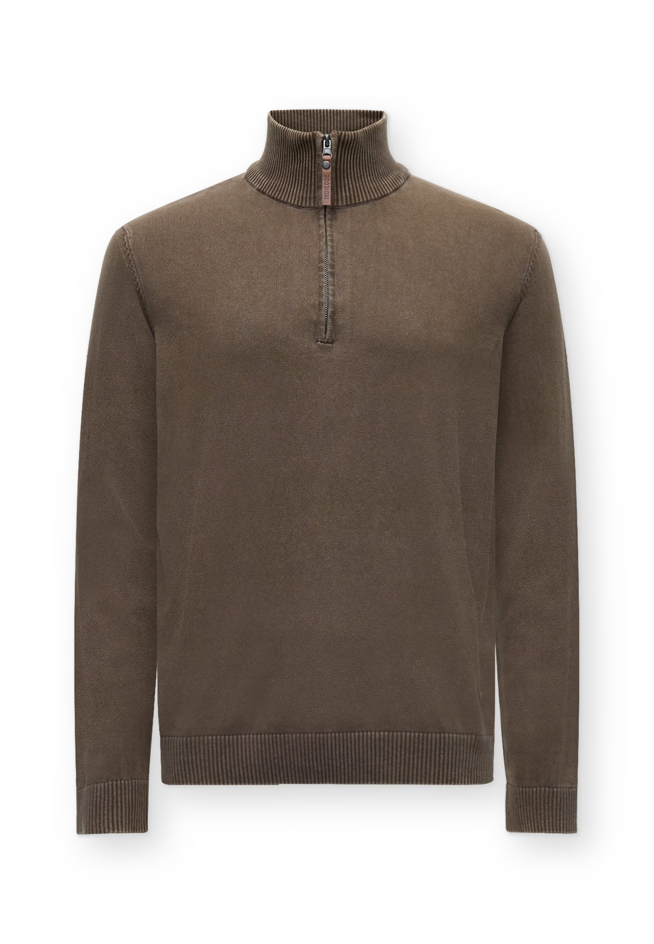 Pull-over 'Arkmill' INDICODE JEANS en marron : devant