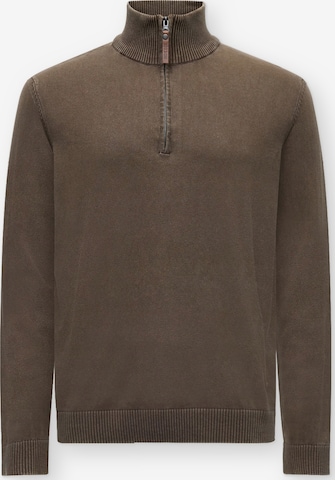Pull-over 'Arkmill' INDICODE JEANS en marron : devant