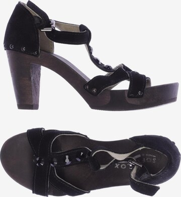 SOFTCLOX Sandalen 37 in Schwarz: predná strana