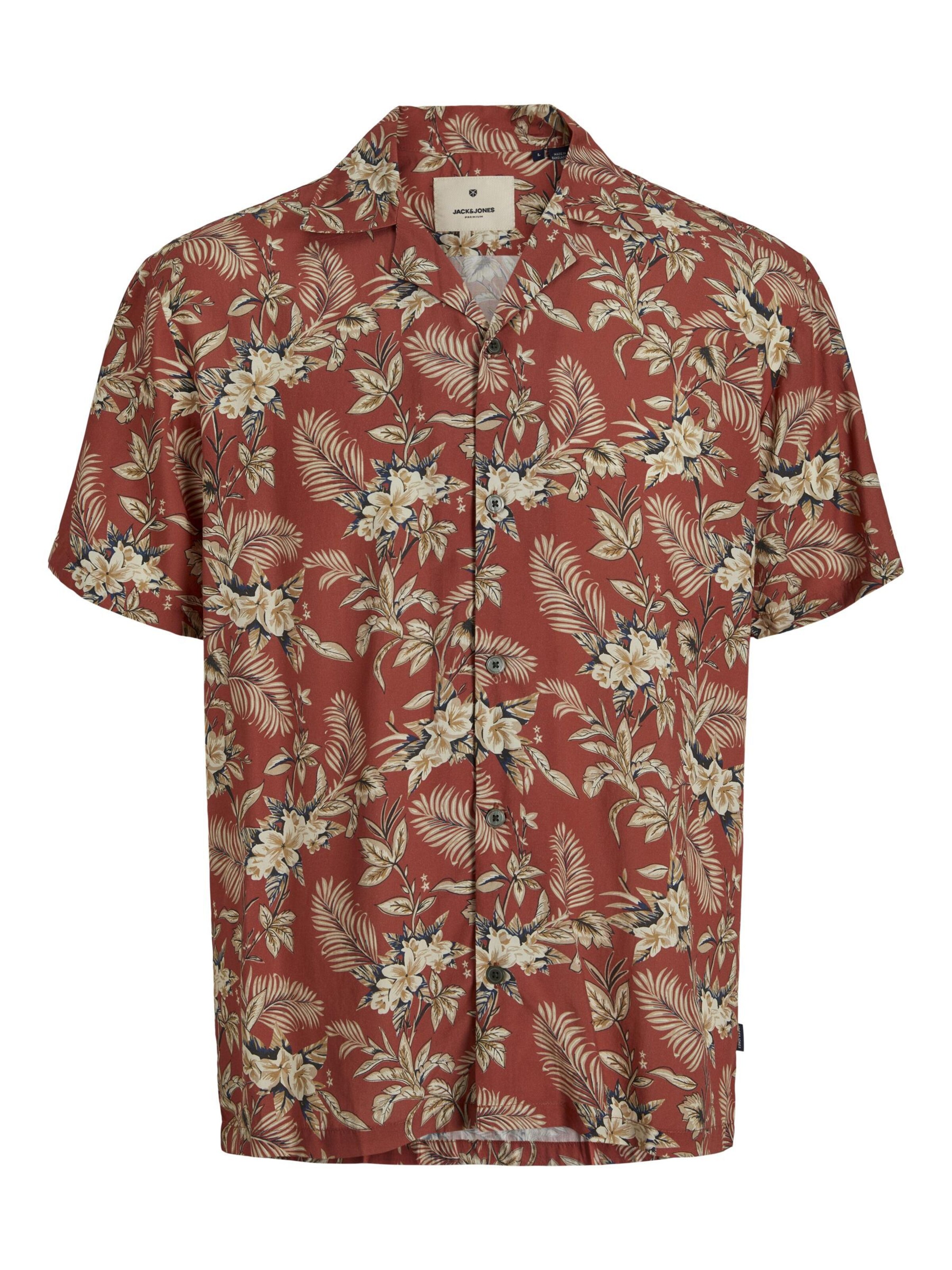 Jack & Jones Premium Классический крой Рубашка 'JPRBLUHendrix' в Красный: спереди