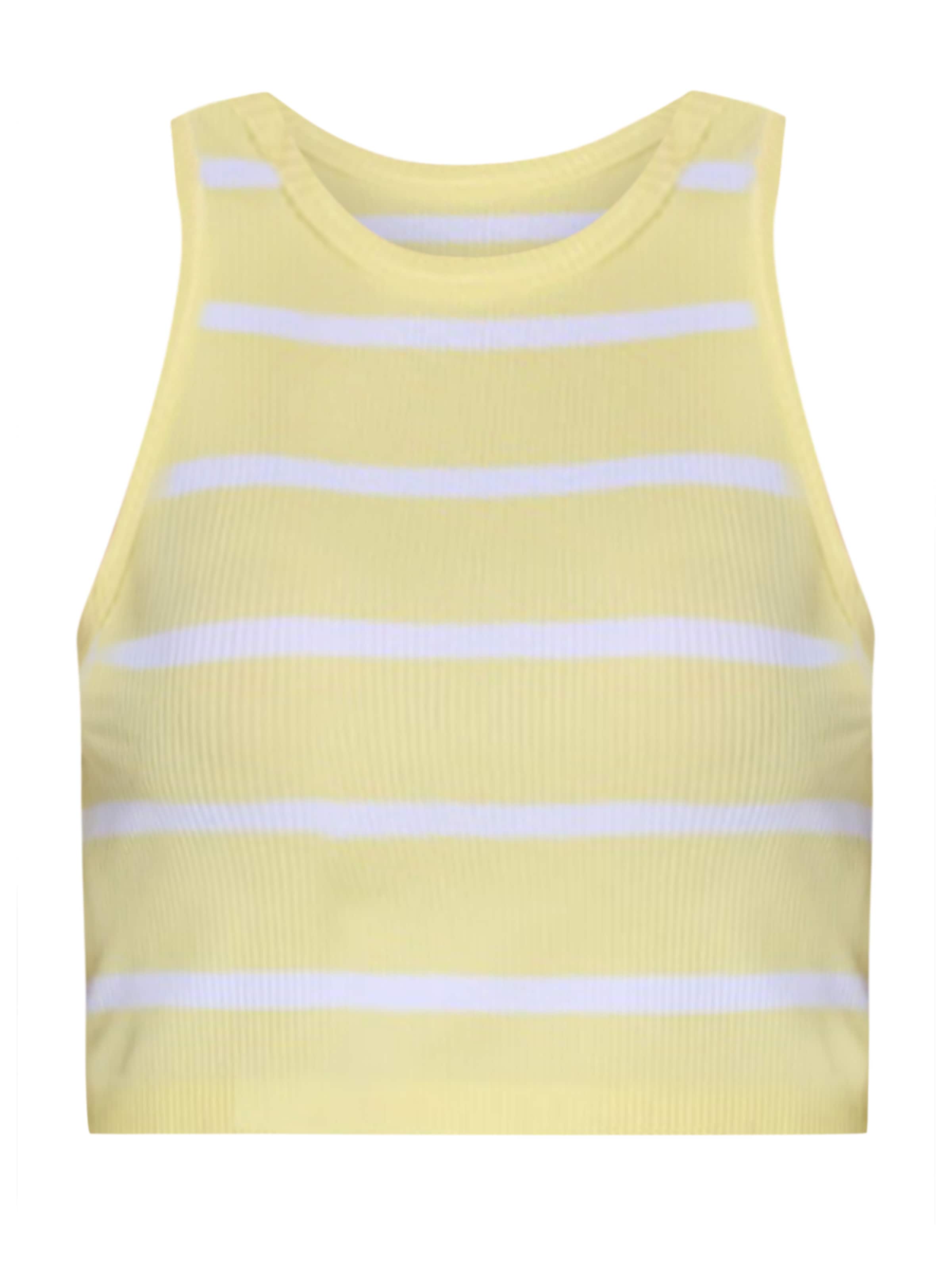 No Matter What Top in Gelb: Vorderseite