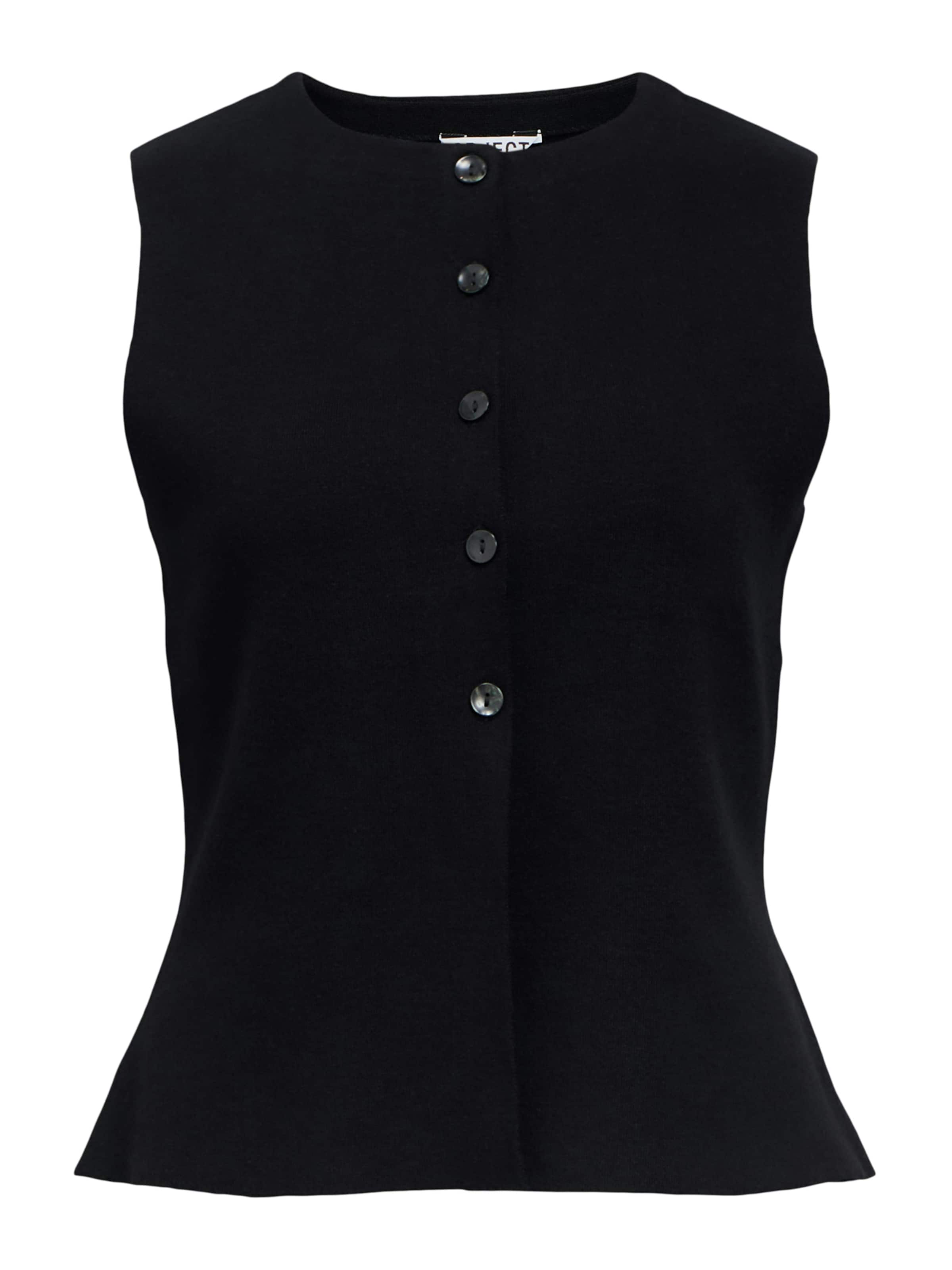 OBJECT Vest 'REYNARD' i sort: forside