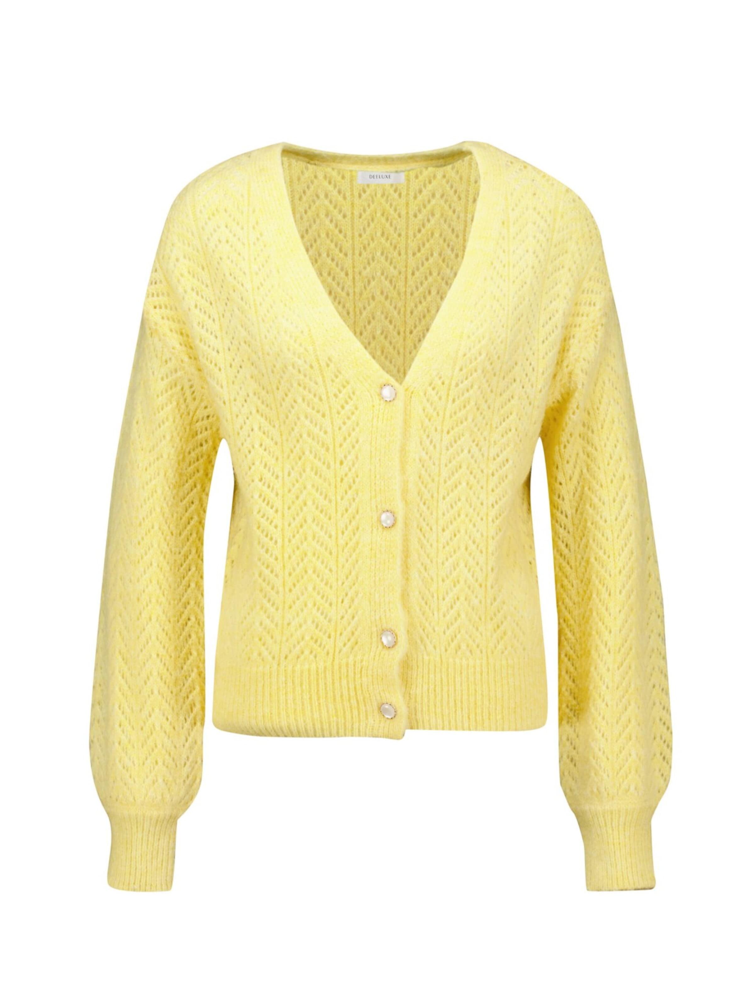 Cardigan Deeluxe en jaune : devant