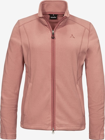 Schöffel Athletic Fleece Jacket ' Leona3' in Pink: front