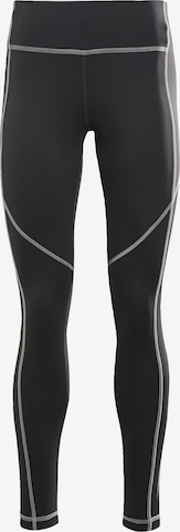 Reebok Skinny Sporthose in Schwarz